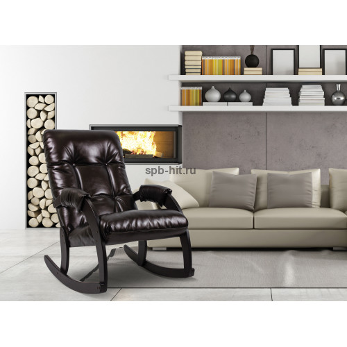 Кресло-качалка 67 Vegas lite black/венге Кресло-качалка 67 Vegas lite black/венге