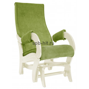 Кресло-глайдер 708 Verona apple green/дуб шампань